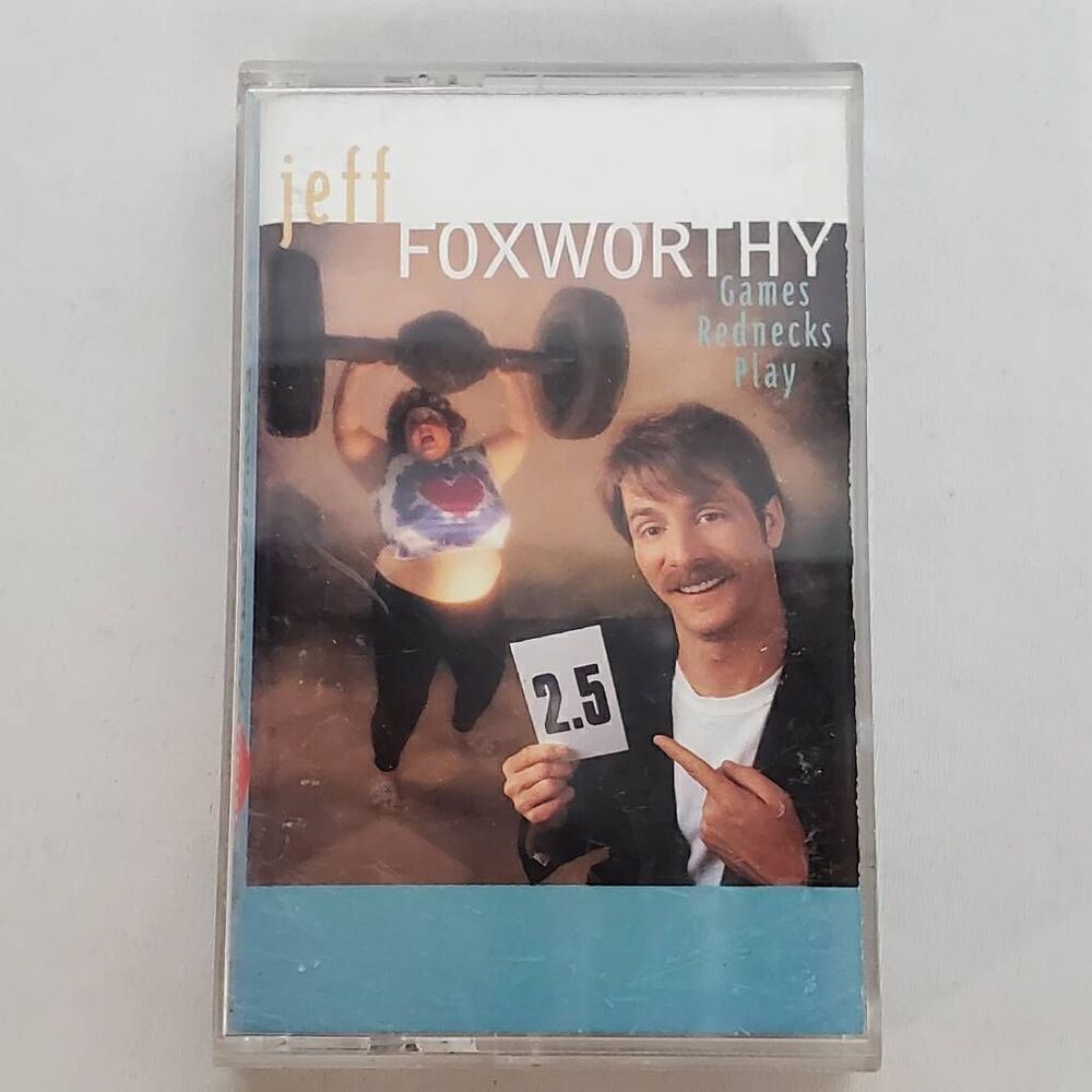 Jeff Foxworthy - Games Rednecks Play [Cassette Tape] Warner Bro. 1995